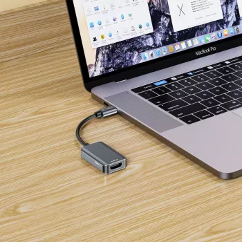 TECH-PROTECT ULTRABOOST -sovitin USB-C–HDMI 4K 60Hz, musta