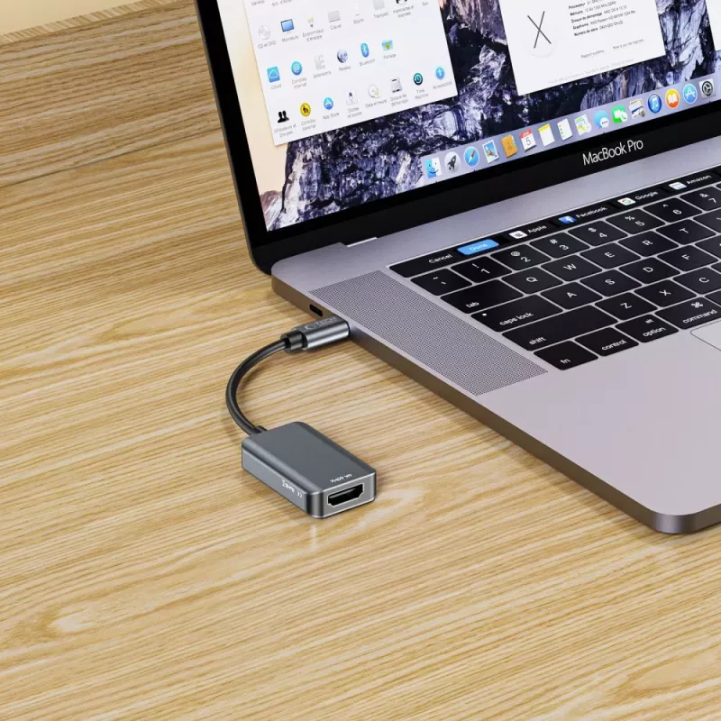 TECH-PROTECT ULTRABOOST -sovitin USB-C–HDMI 4K 60Hz, musta