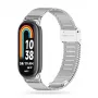 TECH-PROTECT Milanese -ranneke Xiaomi Smart Band 8 / 9 / NFC -laitteelle - hopea
