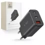 Tech-Protect NC30W 3-porttinen USB-C-laturi, musta, 30W