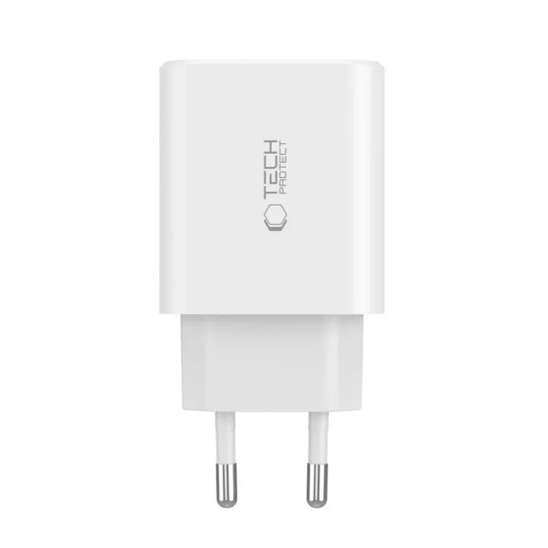 Tech-Protect NC30W 3-porttinen USB-C-laturi, musta, 30W