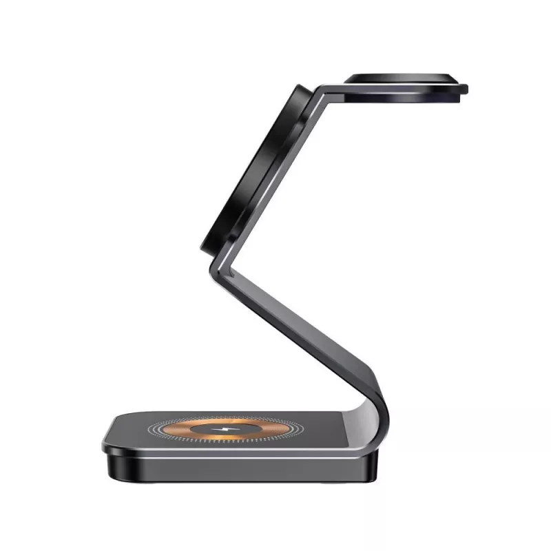 Tech-Protect QI15W-A29 3IN1 MagSafe-langaton latausasema, musta