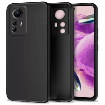 TECH-PROTECT Icon -kotelo Xiaomi Redmi Note 12s -puhelimelle, musta