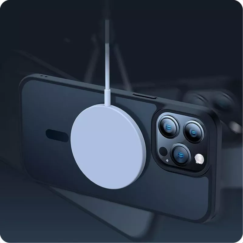 Tech-Protect Magmat Magsafe iPhone 15 Pro, kirkas musta