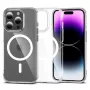 Tech-Proteckt Flexair Hybrid MagSafe -kotelo Apple iPhone 15 Pro Max -puhelimelle, läpinäkyvä