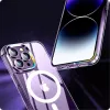 Tech-Proteckt Flexair Hybrid MagSafe -kotelo Apple iPhone 15 Pro Max -puhelimelle, läpinäkyvä