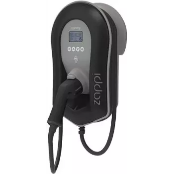 myenergi Zappi V2 22kW kiinteällä kaapelilla Type 2 musta 6.5m Hubilla
