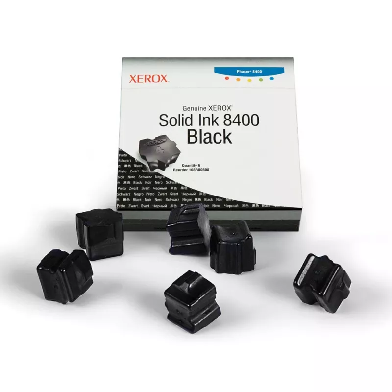 Xerox Phaser 8400 musta Solid Ink Stick - alkuperäinen OEM - Phaser 8400