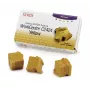 Xerox alkuperäinen Solid Ink Stick keltainen 3 kpl:n pakkaus (3400 sivua) 108R00662
