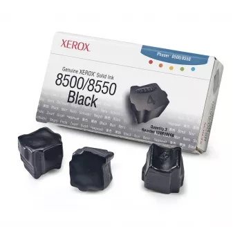 Xerox Phaser 8500/8550 musta kiinteän musteen puikko - vakiokapasiteetti - 1 pakkaus