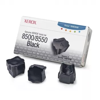 Xerox Phaser 8500/8550 musta kiinteän musteen puikko - vakiokapasiteetti - 1 pakkaus