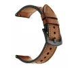TECH-PROTECT nahkaranneke Samsung Galaxy Watch 4 / 5 / 5 Pro (40 / 42 / 44 / 45 / 46 mm) ruskea