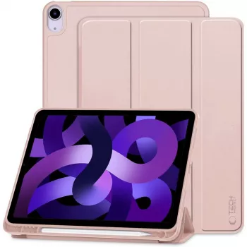 Tech-Protect SC Pen -suojakotelo iPad Air 10.9 4/5 (2020-2022) / 11 6/7/8 (2024-2026) -tabletille, pinkki