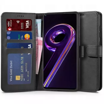 TECH-PROTECT lompakkokotelo Realme 9 Pro, musta