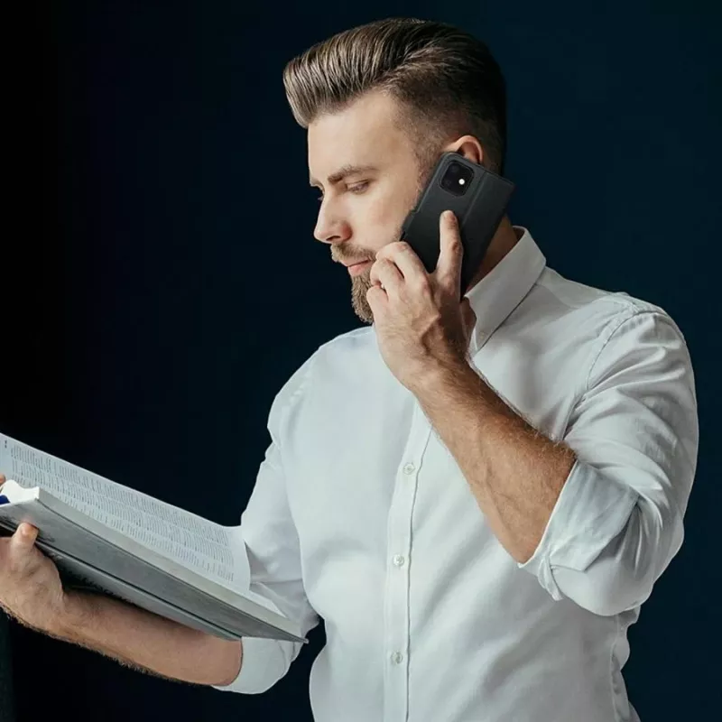 TECH-PROTECT lompakkokotelo Realme 9 Pro, musta