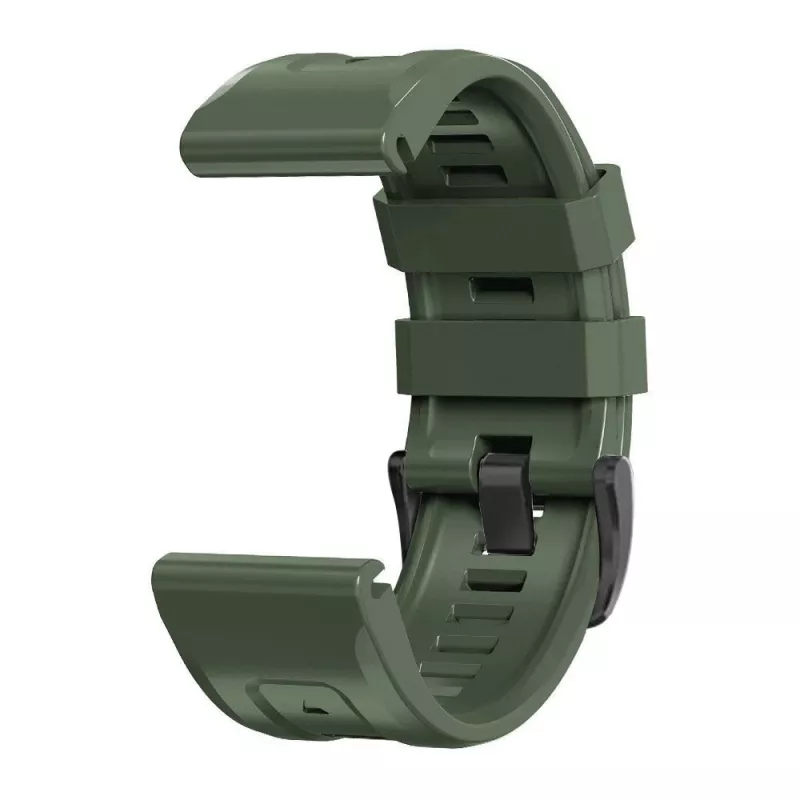TECH-PROTECT ICONBAND Garmin Fenix 5 / 6 / 6 Pro / 7 armeijan vihreä silikoniranneke