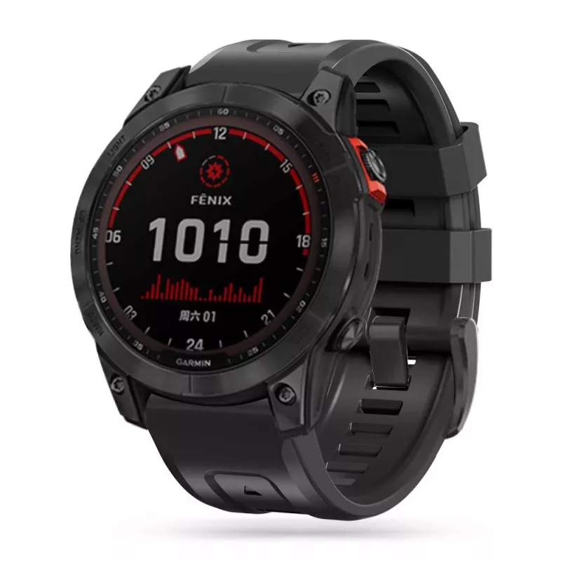 Tech-Protect Iconband Garmin Fenix 3 / 5X / 3HR / 5X Plus / 6X / 6X Pro / 7X musta