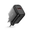 TECH-PROTECT C20W 2-porttinen verkkolaturi PD20W/QC3.0 musta