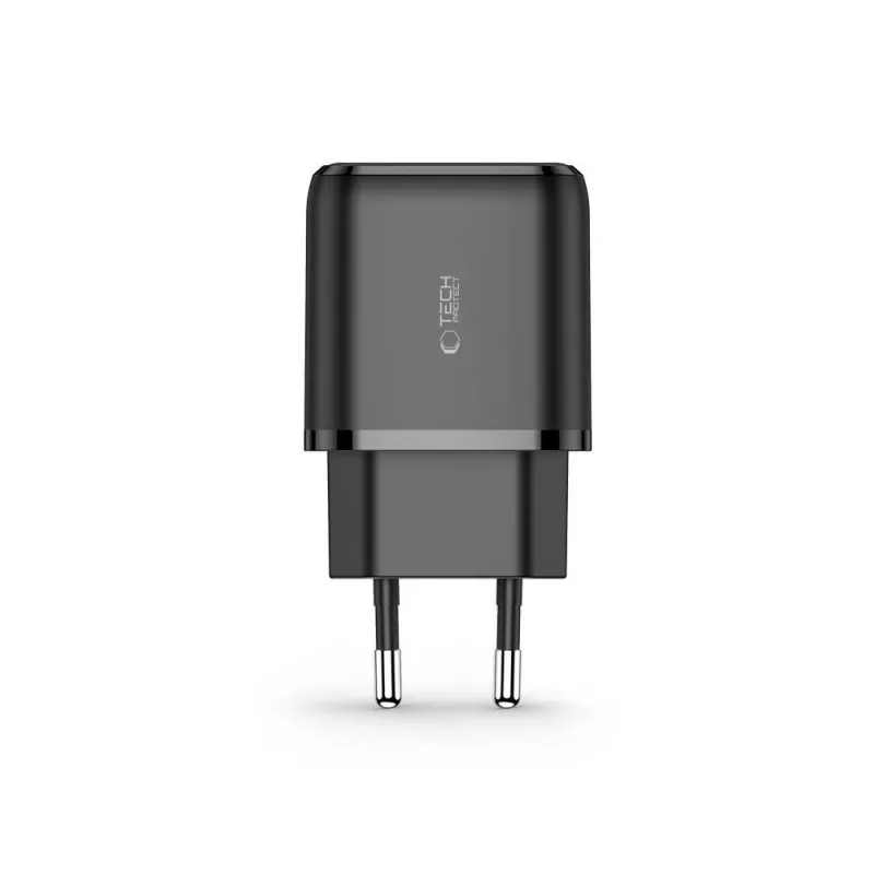 TECH-PROTECT C20W 2-porttinen verkkolaturi PD20W/QC3.0 musta