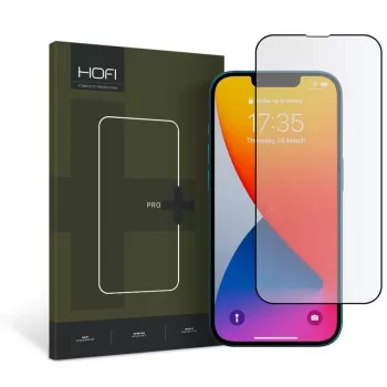 HOFI Glass Pro+ karkaistu lasi näytönsuoja Apple iPhone 13 / 13 Pro / 14, musta
