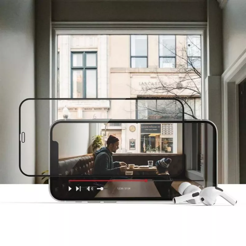 HOFI Glass Pro+ karkaistu lasi näytönsuoja Apple iPhone 13 / 13 Pro / 14, musta