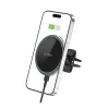 TECH-PROTECT A2 Magnetic MagSafe ilmanvaihto-autoteline langaton laturi 15W musta