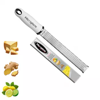 Microplane Premium Classic -raastin valkoinen - hienoraastin sitrushedelmäraastin