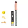 Microplane Premium Classic -raastin malva (Mauve) – hienoraastin, ruostumaton terä, ergonominen kahva, konepesun kestävä, sisältää suojakotelon