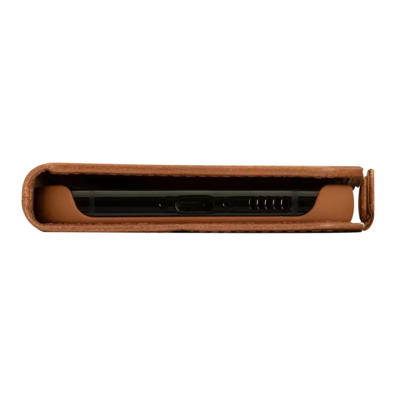 dbramante1928 Copenhagen Flip Case Samsung Galaxy A54 - täysnahka - vaaleanruskea