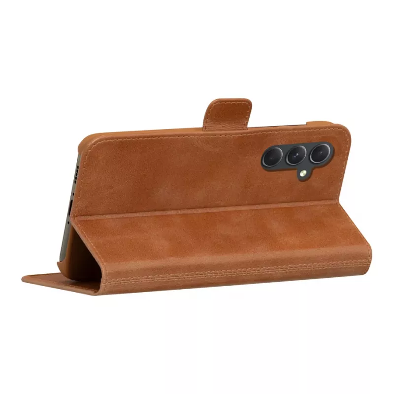 dbramante1928 Copenhagen Flip Case Samsung Galaxy A54 - täysnahka - vaaleanruskea