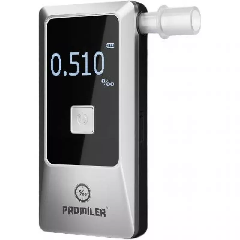 PROMILER iSober 70 alkometri - elektrokemiallinen alkoholitesti