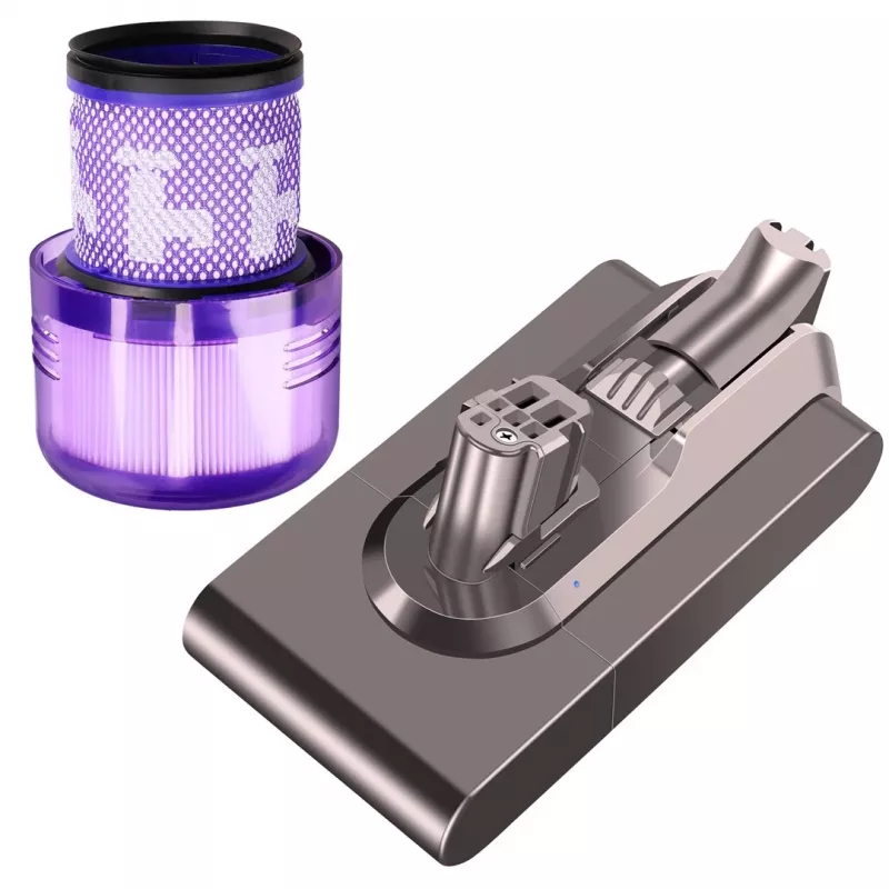 Extralink vara-akku Dyson V12 25,2V 2500mAh + suodatin