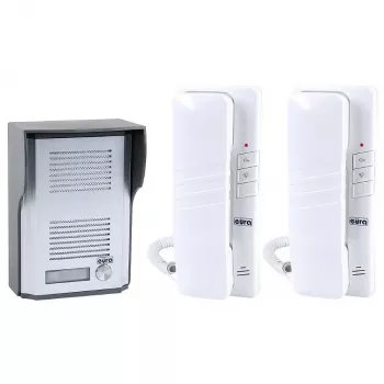 EURA ADP-48A3 (RL-3203CC) langallinen audio-ovisummeri - valkoinen/hopea