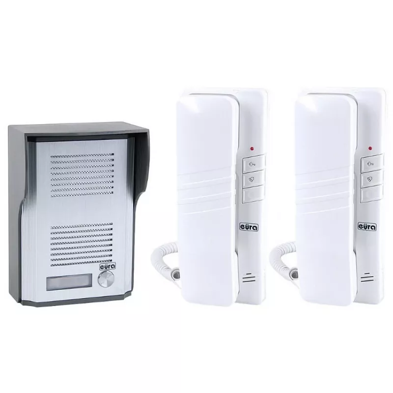 EURA ADP-48A3 (RL-3203CC) langallinen audio-ovisummeri - valkoinen/hopea