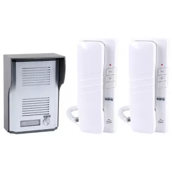 EURA ADP-48A3 (RL-3203CC) langallinen audio-ovisummeri - valkoinen/hopea