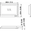 Hikvision DS-KH8381-TE1 IP video-ovisummeri sisämonitori 7 tuuman kosketusnäyttö