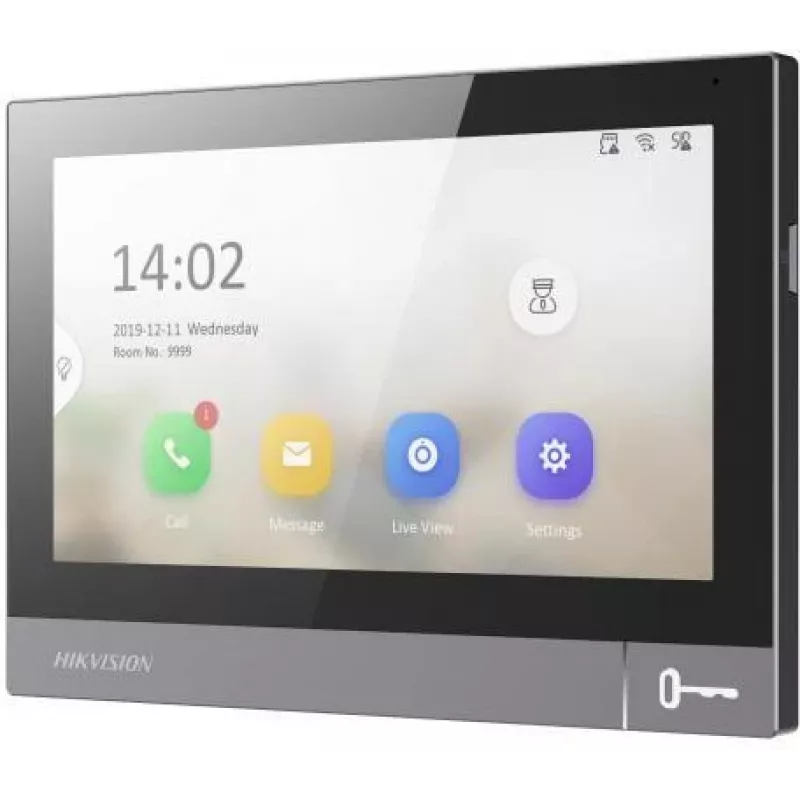Hikvision DS-KH8381-TE1 IP video-ovisummeri sisämonitori 7 tuuman kosketusnäyttö
