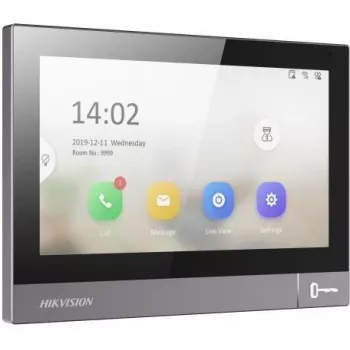 Hikvision DS-KH8381-TE1 IP video-ovisummeri sisämonitori 7 tuuman kosketusnäyttö
