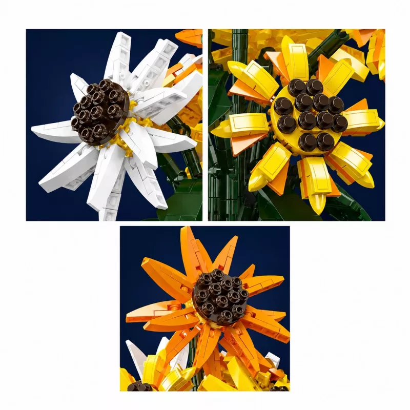 Mould King Sunflower Potted 24111 rakennuspalikkasarja (854 osaa)