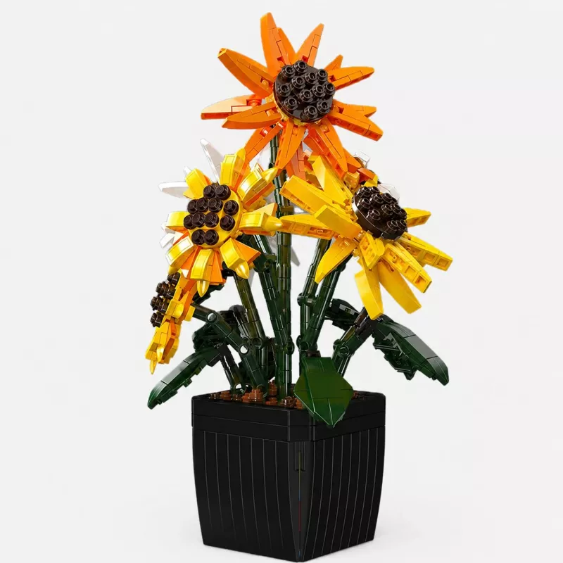 Mould King Sunflower Potted 24111 rakennuspalikkasarja (854 osaa)