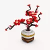 Mould King Plum Blossom Botanical 24120 rakennuspalikkasarja (393 osaa)