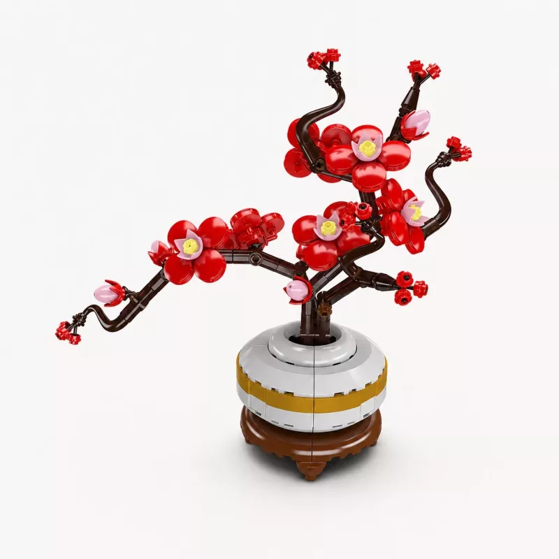 Mould King Plum Blossom Botanical 24120 rakennuspalikkasarja (393 osaa)