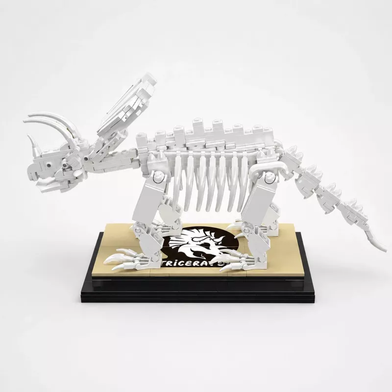 Mould King Triceratops dinosauruksen fossiili 29006 rakennuspalikkasarja (397 osaa)