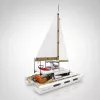 Mould King katamaraani purjevene 10217 rakennuspalikkasarja (890 osaa)