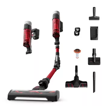 ROWENTA X-Force Flex 9.60 Complete RH2099 akku-imuri, musta/punainen