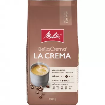 Melitta BellaCrema Café LaCrema kokonaiset pavut kahvi 1 kg