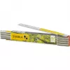STABILA 600 2 m puinen taittomitta metrinen valkoinen/keltainen