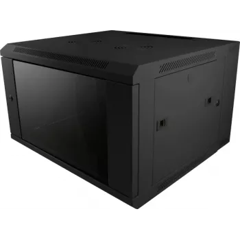 ALLNET SMB6609 9U 19 tuuman seinäasennettava verkkokaappi 600mm syvyys musta