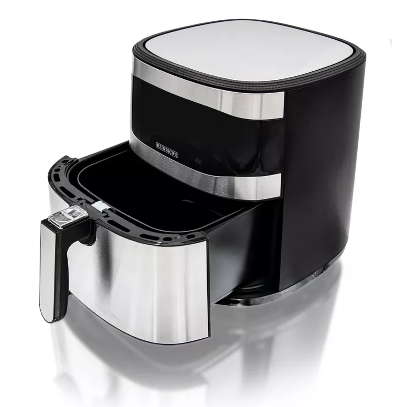 HEINRICH'S HFR 8205 kiertoilmakypsennin 8,0 L 1800 W musta ja hopea