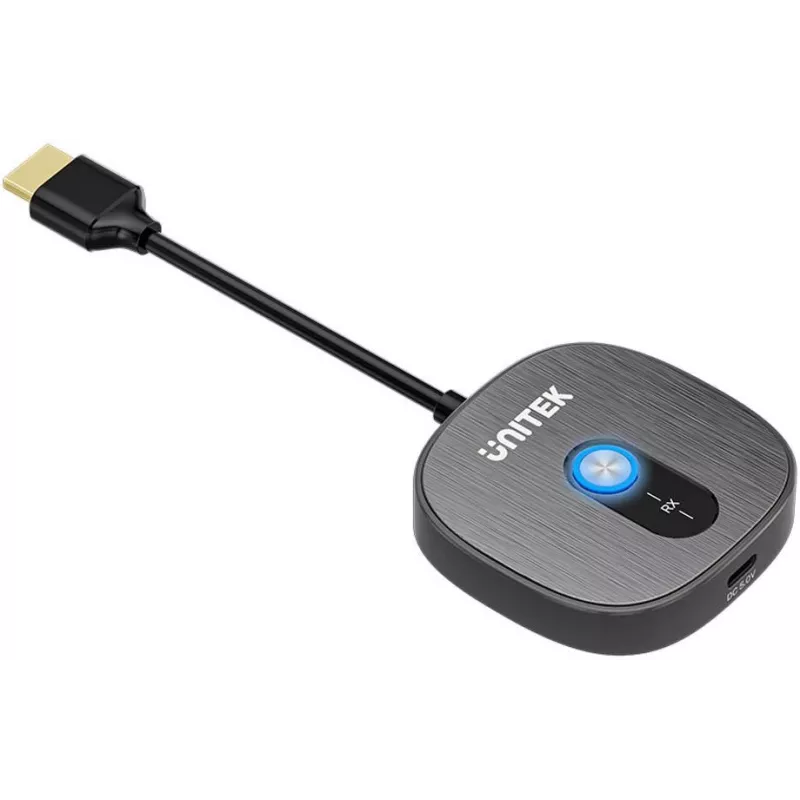 Unitek lisälangaton HDMI-vastaanotin V1711A-lähettimelle, musta